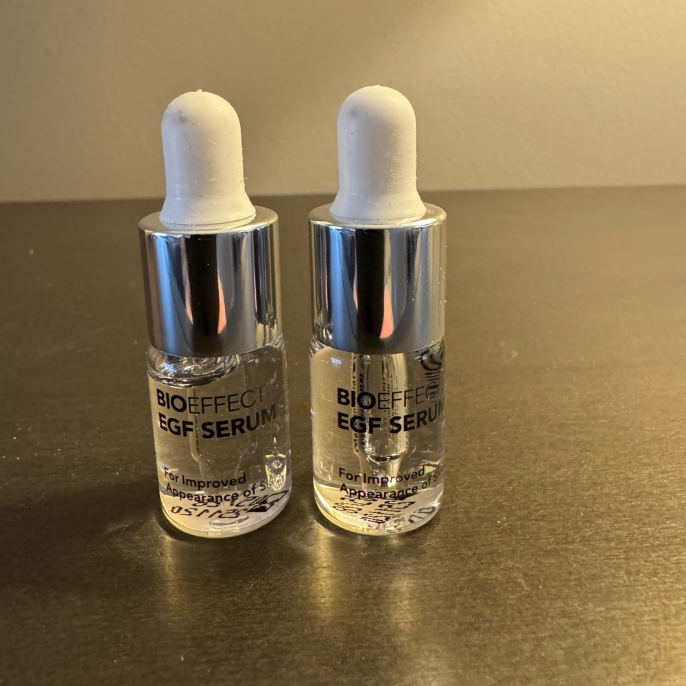 Bioeffect EGF Serum Age Defying Serum 2.5 ml .08 fl oz Travel Size NEW 5/28 X2